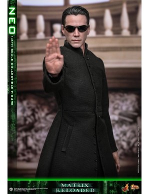 Hot Toys Movie Masterpiece The Matrix Reloaded Neo 1/6 Scale Collectible Figure