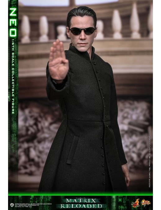 Hot Toys Movie Masterpiece The Matrix Reloaded Neo 1/6 Scale Collectible Figure