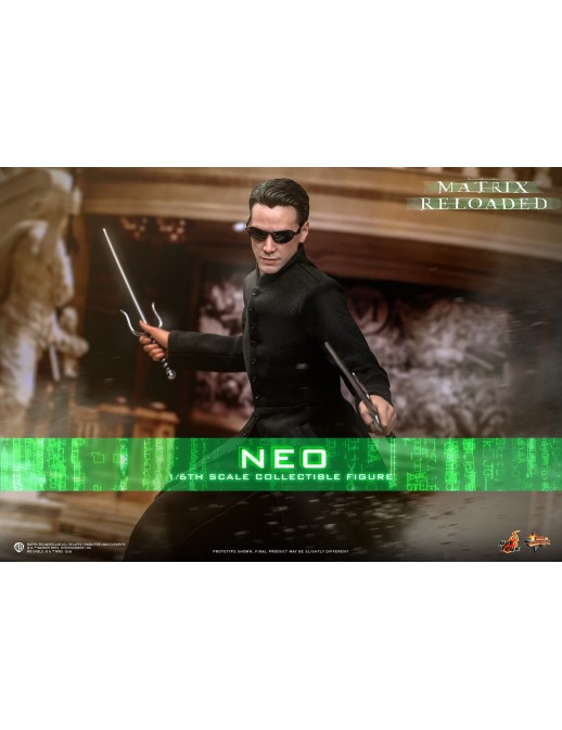 Hot Toys Movie Masterpiece The Matrix Reloaded Neo 1/6 Scale Collectible Figure