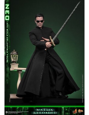 Hot Toys Movie Masterpiece The Matrix Reloaded Neo 1/6 Scale Collectible Figure