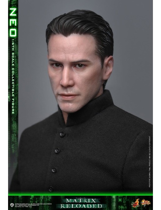 Hot Toys Movie Masterpiece The Matrix Reloaded Neo 1/6 Scale Collectible Figure