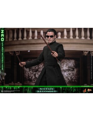 Hot Toys Movie Masterpiece The Matrix Reloaded Neo 1/6 Scale Collectible Figure