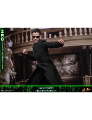 Hot Toys Movie Masterpiece The Matrix Reloaded Neo 1/6 Scale Collectible Figure