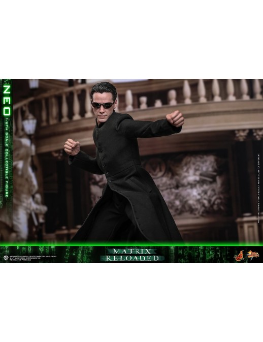 Hot Toys Movie Masterpiece The Matrix Reloaded Neo 1/6 Scale Collectible Figure