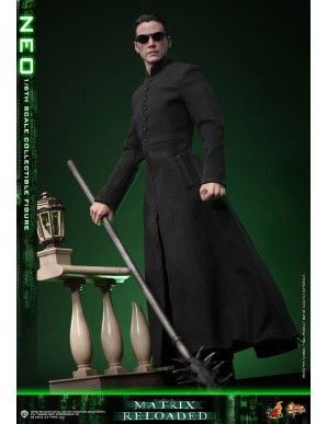 Hot Toys Movie Masterpiece The Matrix Reloaded Neo 1/6 Scale Collectible Figure