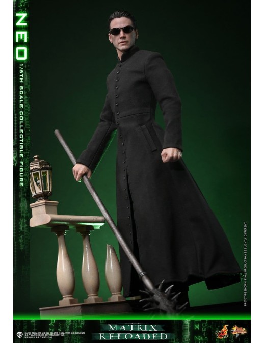Hot Toys Movie Masterpiece The Matrix Reloaded Neo 1/6 Scale Collectible Figure