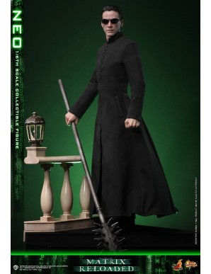 Hot Toys Movie Masterpiece The Matrix Reloaded Neo 1/6 Scale Collectible Figure