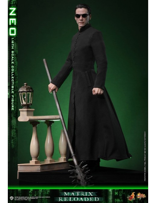 Hot Toys Movie Masterpiece The Matrix Reloaded Neo 1/6 Scale Collectible Figure
