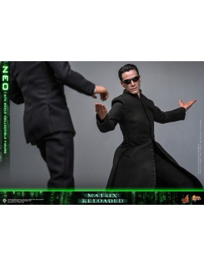Hot Toys Movie Masterpiece The Matrix Reloaded Neo 1/6 Scale Collectible Figure