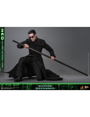 Hot Toys Movie Masterpiece The Matrix Reloaded Neo 1/6 Scale Collectible Figure