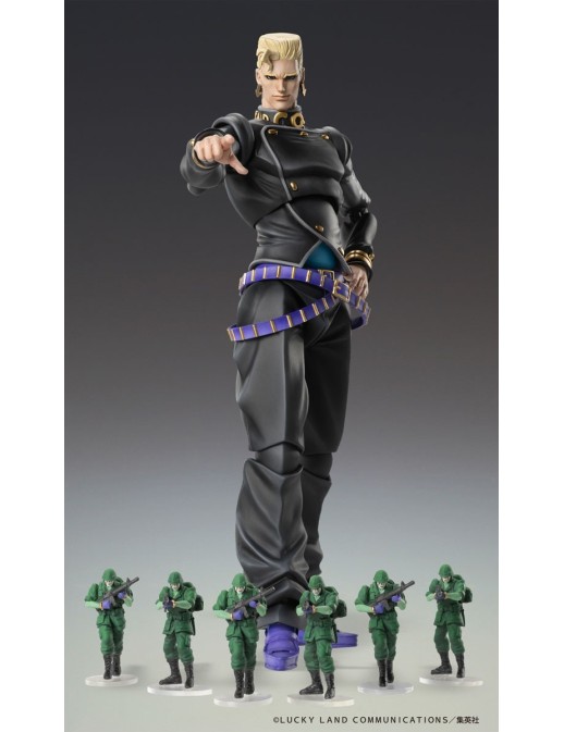 Medicos Super Action Statue JoJo's Bizarre Adventure Diamond is Unbreakable Keicho Nijimura & Bad Company