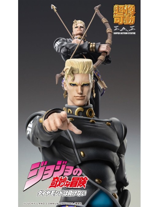 Medicos Super Action Statue JoJo's Bizarre Adventure Diamond is Unbreakable Keicho Nijimura & Bad Company