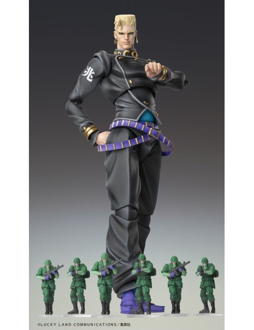 Medicos Super Action Statue JoJo's Bizarre Adventure Diamond is Unbreakable Keicho Nijimura & Bad Company