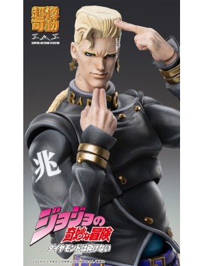 Medicos Super Action Statue JoJo's Bizarre Adventure Diamond is Unbreakable Keicho Nijimura & Bad Company