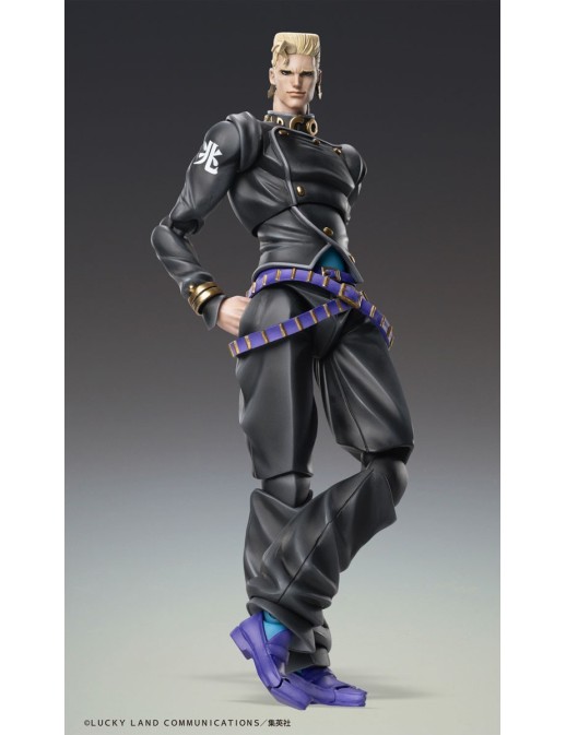 Medicos Super Action Statue JoJo's Bizarre Adventure Diamond is Unbreakable Keicho Nijimura & Bad Company