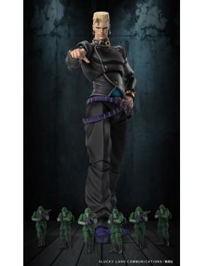 Medicos Super Action Statue JoJo's Bizarre Adventure Diamond is Unbreakable Keicho Nijimura & Bad Company