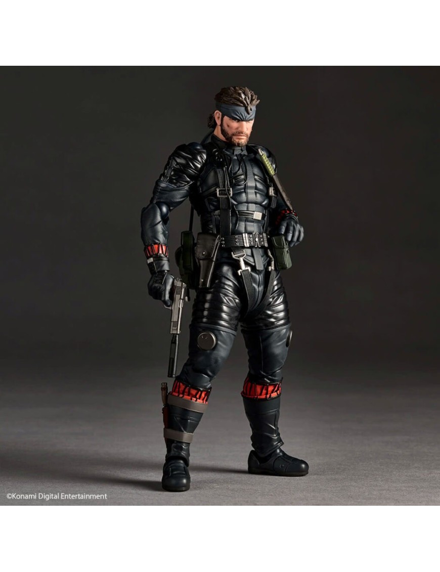 Kaiyodo Amazing Yamaguchi Revoltech Metal Gear Solid Δ Snake Eater Naked Snake Sneaking Suit Version
