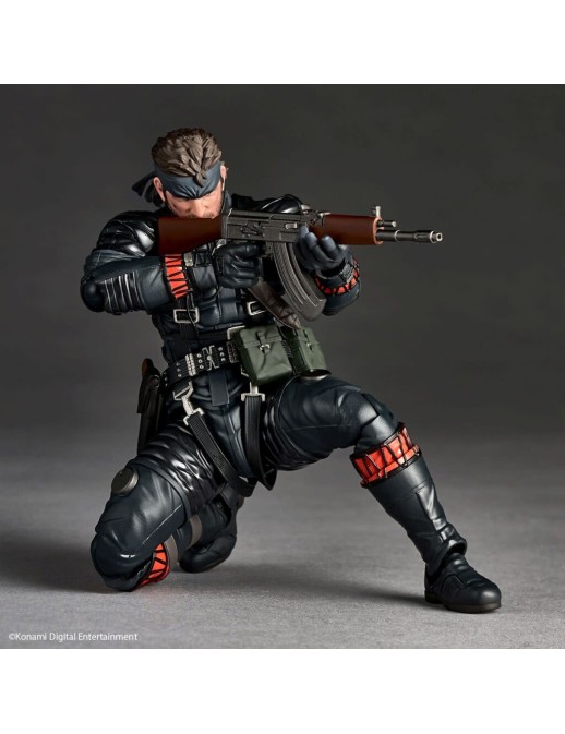 Kaiyodo Amazing Yamaguchi Revoltech Metal Gear Solid Δ Snake Eater Naked Snake Sneaking Suit Version