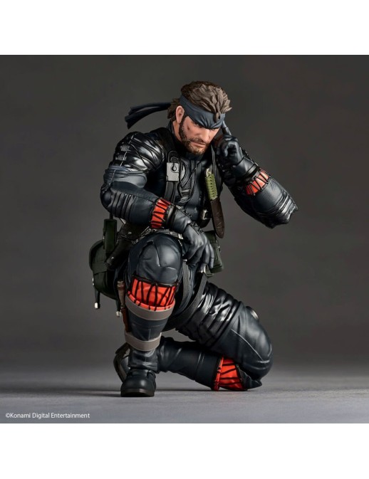 Kaiyodo Amazing Yamaguchi Revoltech Metal Gear Solid Δ Snake Eater Naked Snake Sneaking Suit Version