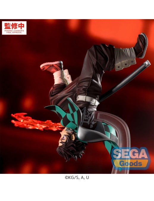 Sega Luminasta Demon Slayer Kimetsu no Yaiba Tanjiro Kamado Hinokami Kagura Setting Sun Transformation