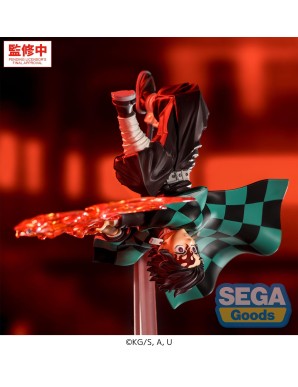 Sega Luminasta Demon Slayer Kimetsu no Yaiba Tanjiro Kamado Hinokami Kagura Setting Sun Transformation