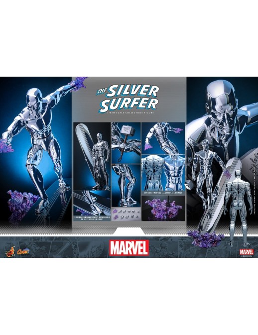 Hot Toys Marvel Comics Silver Surfer 1/6 Scale Collectible Figure