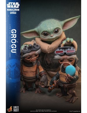 Hot Toys Movie Masterpiece Star Wars The Mandalorian and Grogu Grogu 1/1 Scale Collectible Figure