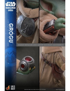 Hot Toys Movie Masterpiece Star Wars The Mandalorian and Grogu Grogu 1/1 Scale Collectible Figure