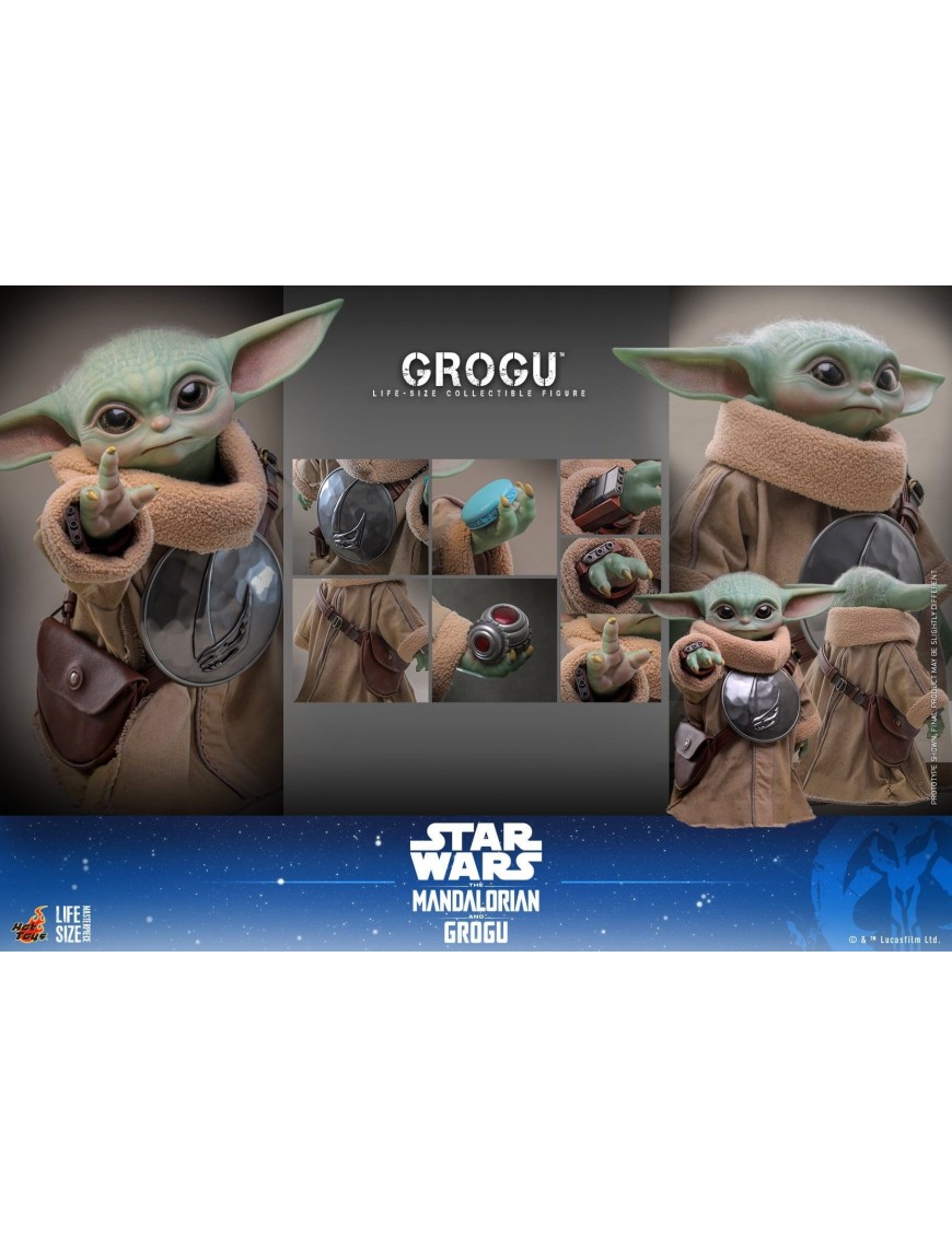 Hot Toys Movie Masterpiece Star Wars The Mandalorian and Grogu Grogu 1/1 Scale Collectible Figure