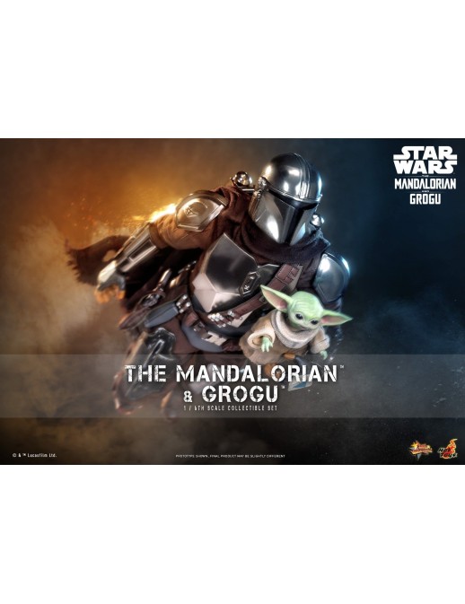 Hot Toys Movie Masterpiece Star Wars The Mandalorian and Grogu 1/6 Scale Collectible Figure