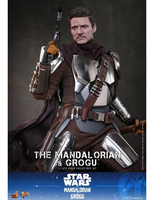 Hot Toys Movie Masterpiece Star Wars The Mandalorian and Grogu 1/6 Scale Collectible Figure