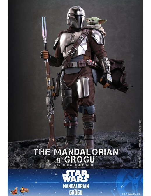 Hot Toys Movie Masterpiece Star Wars The Mandalorian and Grogu 1/6 Scale Collectible Figure