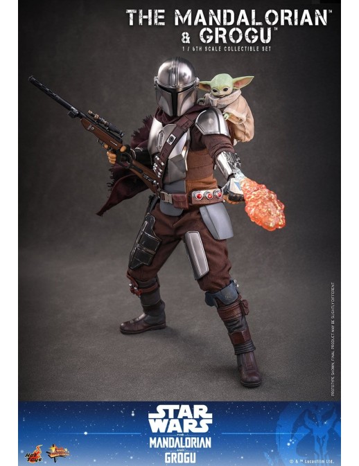Hot Toys Movie Masterpiece Star Wars The Mandalorian and Grogu 1/6 Scale Collectible Figure