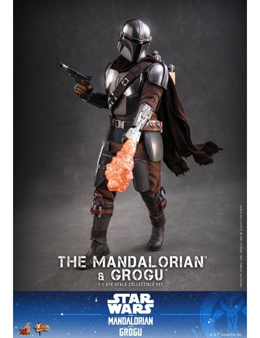 Hot Toys Movie Masterpiece Star Wars The Mandalorian and Grogu 1/6 Scale Collectible Figure