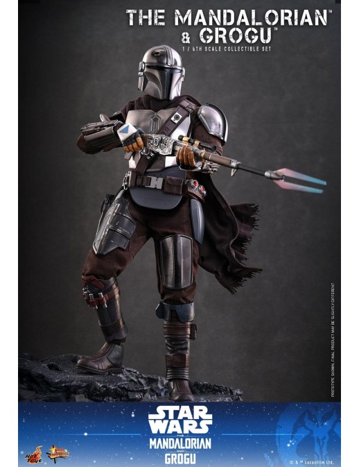 Hot Toys Movie Masterpiece Star Wars The Mandalorian and Grogu 1/6 Scale Collectible Figure