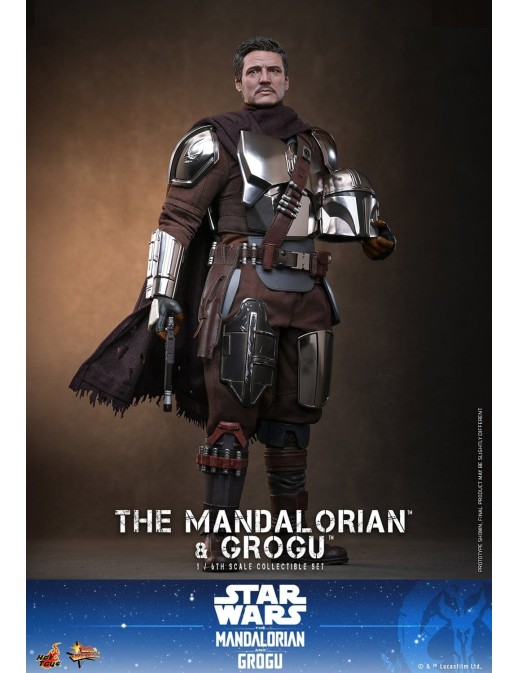 Hot Toys Movie Masterpiece Star Wars The Mandalorian and Grogu 1/6 Scale Collectible Figure