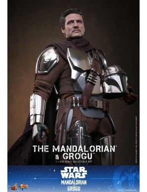 Hot Toys Movie Masterpiece Star Wars The Mandalorian and Grogu 1/6 Scale Collectible Figure