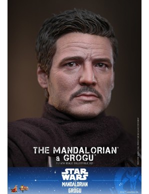 Hot Toys Movie Masterpiece Star Wars The Mandalorian and Grogu 1/6 Scale Collectible Figure