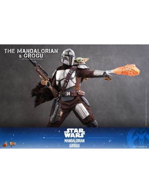 Hot Toys Movie Masterpiece Star Wars The Mandalorian and Grogu 1/6 Scale Collectible Figure