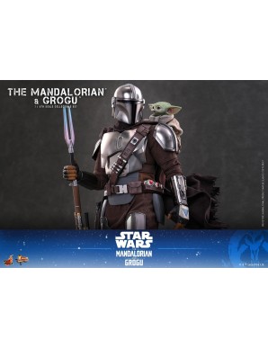 Hot Toys Movie Masterpiece Star Wars The Mandalorian and Grogu 1/6 Scale Collectible Figure