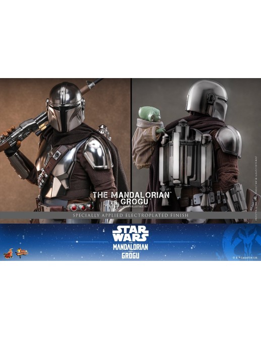 Hot Toys Movie Masterpiece Star Wars The Mandalorian and Grogu 1/6 Scale Collectible Figure