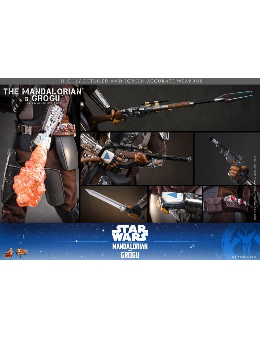 Hot Toys Movie Masterpiece Star Wars The Mandalorian and Grogu 1/6 Scale Collectible Figure