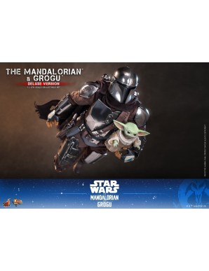 Hot Toys Movie Masterpiece Star Wars The Mandalorian and Grogu 1/6 Scale Collectible Figure Deluxe Version