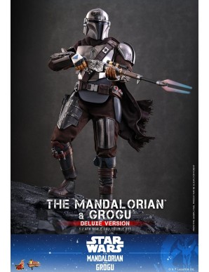Hot Toys Movie Masterpiece Star Wars The Mandalorian and Grogu 1/6 Scale Collectible Figure Deluxe Version