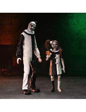 Neca Terrifier 2 Art the Clown & Little Pale Girl