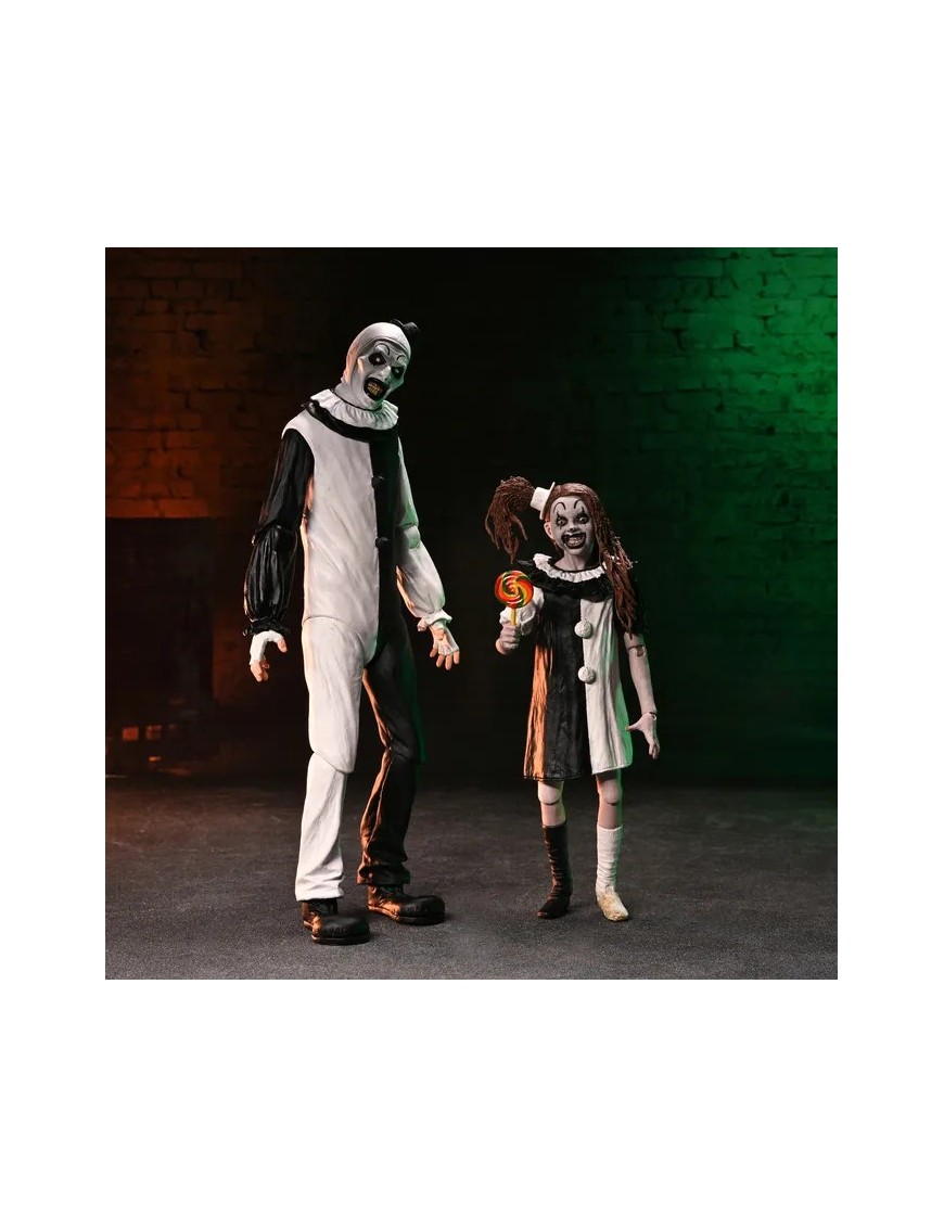 Neca Terrifier 2 Art the Clown & Little Pale Girl