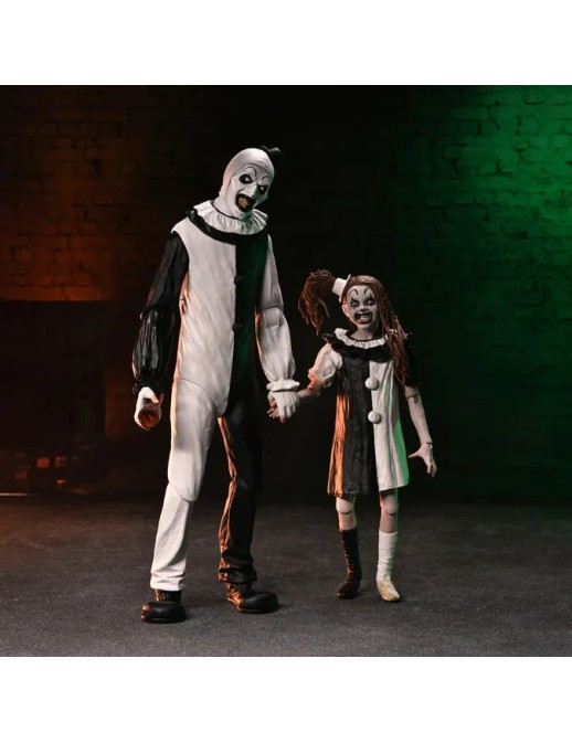 Neca Terrifier 2 Art the Clown & Little Pale Girl