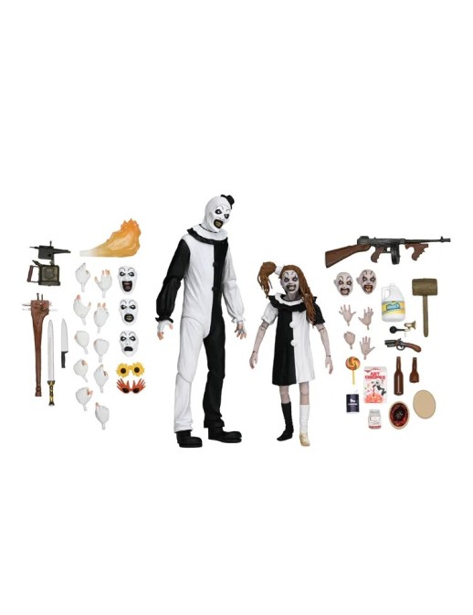 Neca Terrifier 2 Art the Clown & Little Pale Girl