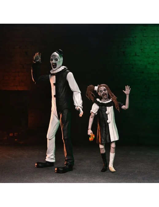 Neca Terrifier 2 Art the Clown & Little Pale Girl