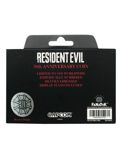 Fanattik Resident Evil 30th Anniversary Presentation Coin